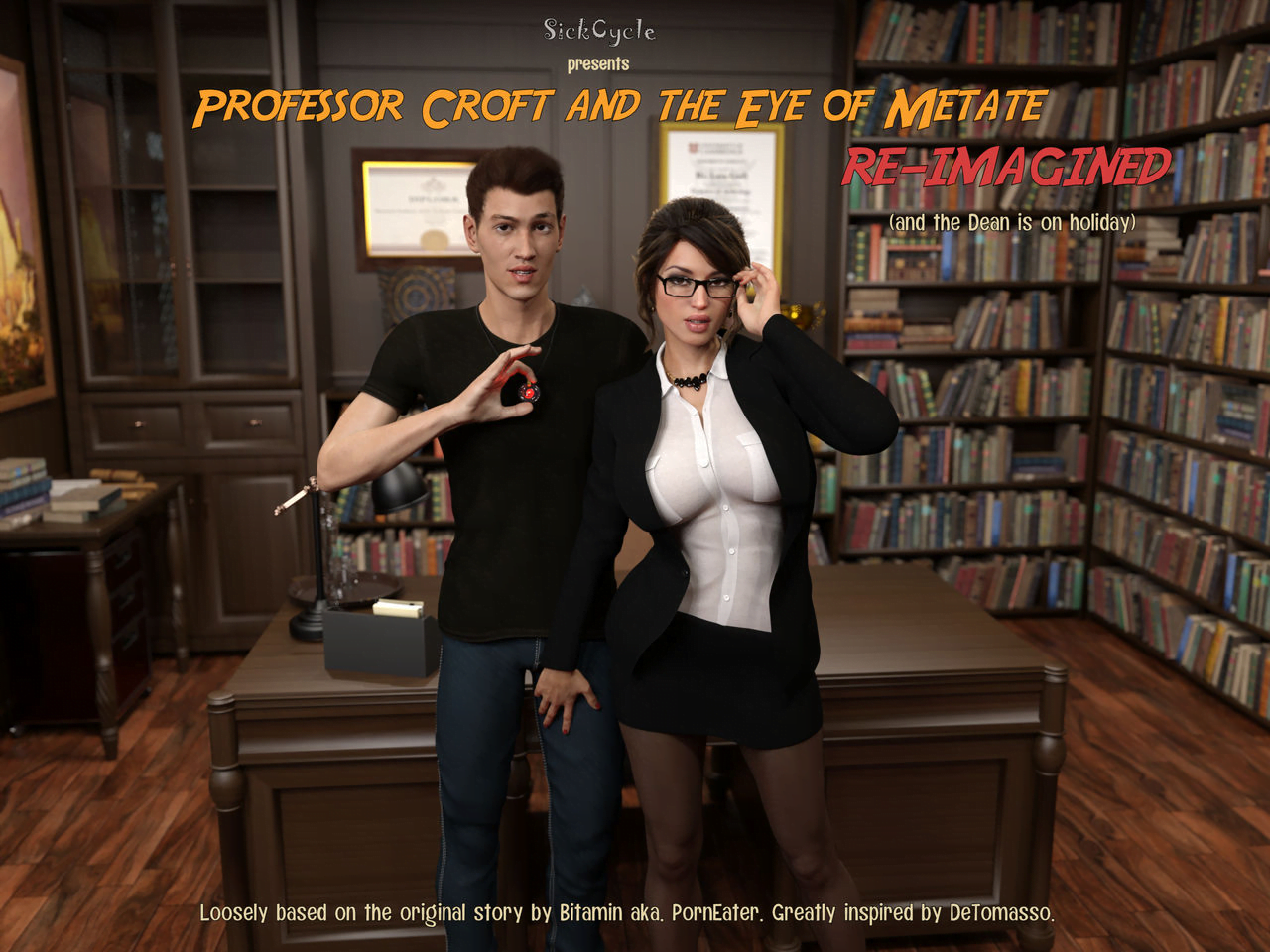 Professor Croft and the Eye of Metate Re-imagined SickCycle Adult Porn XXX Comics